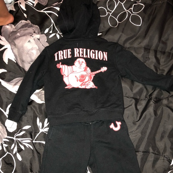 boy true religion sweat suit